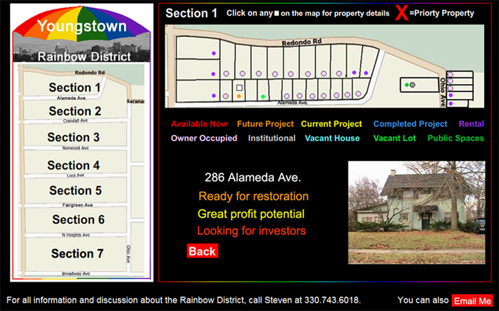 Site done for a neighborhood retoration project.